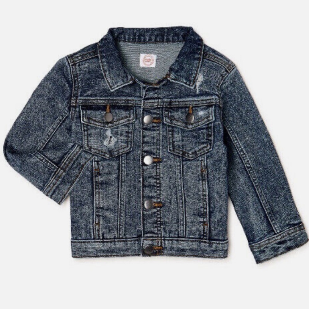 Wonder Nation Toddler  Dark Wash  Distressed Denim Jeans-